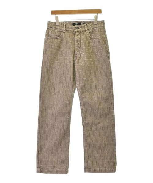 FENDI(フェンディ)デニムパンツ ベージュ サイズ:32(L位)/2200460446129
