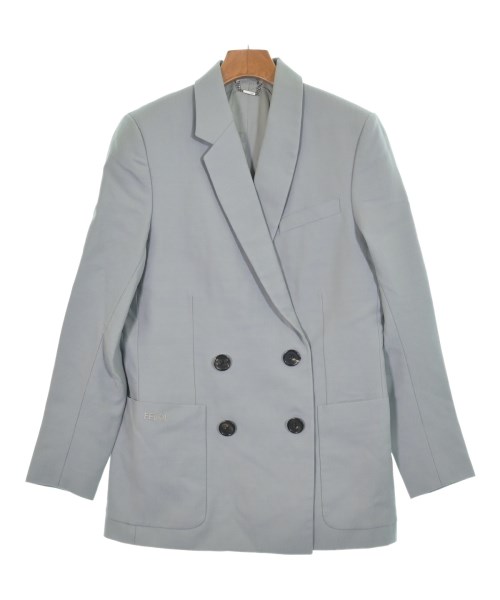 FENDI(フェンディ)テーラードジャケット 青 サイズ:40(M位)/2200637131025
