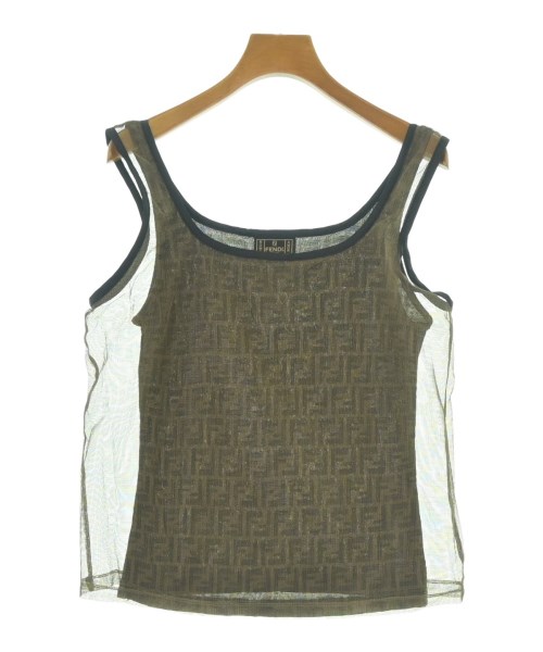 FENDI(フェンディ)ノースリーブ 茶 サイズ:42(M位)/2200617201021