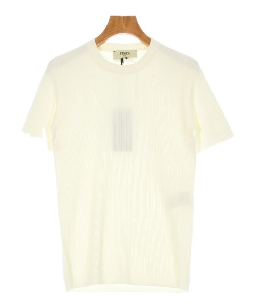 FENDI(フェンディ)ニット・セーター 白 サイズ:46(XL位)/2200662073086