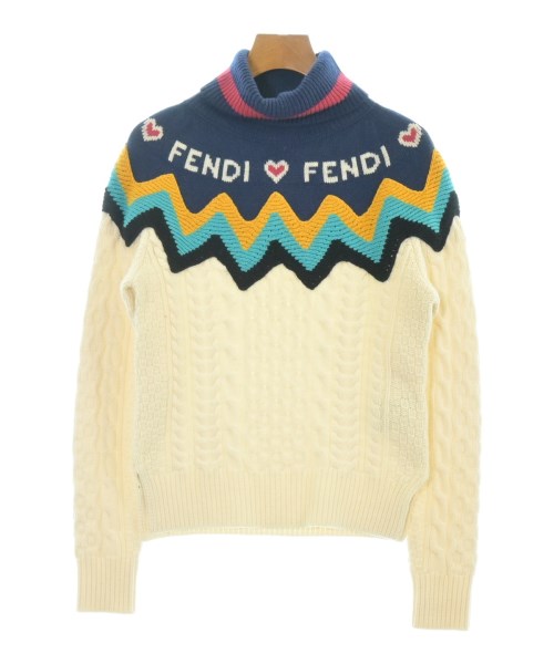 FENDI(フェンディ)ニット・セーター 白 サイズ:40(M位)/2200643305069