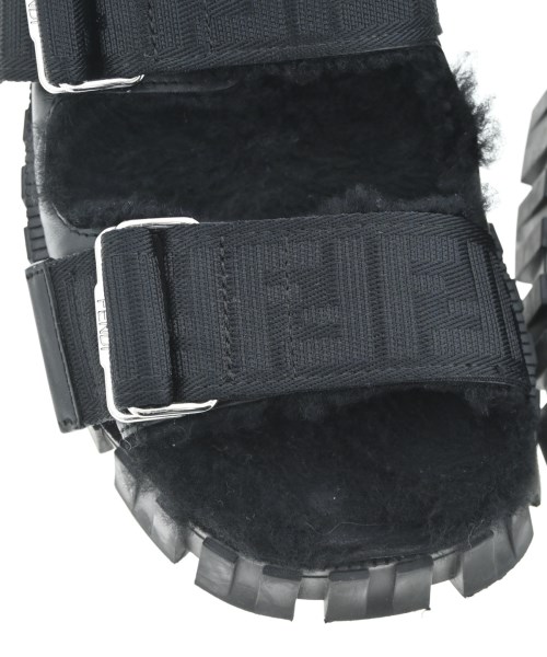 FENDI（フェンディ）サンダル 黒 サイズ:UK7(25.5cm位) メンズ/2200644270076