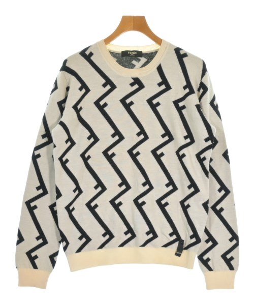 FENDI(フェンディ)ニット・セーター 白 サイズ:48(L位)/2200660611075