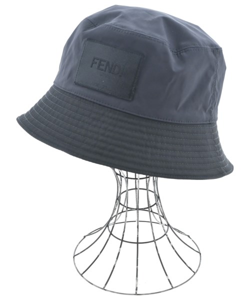FENDI(フェンディ)ハット 黒 サイズ:60cm/2200667703117