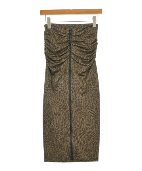 FENDI(フェンディ)ロング・マキシ丈スカート 茶 サイズ:38(S位)/2200663717125