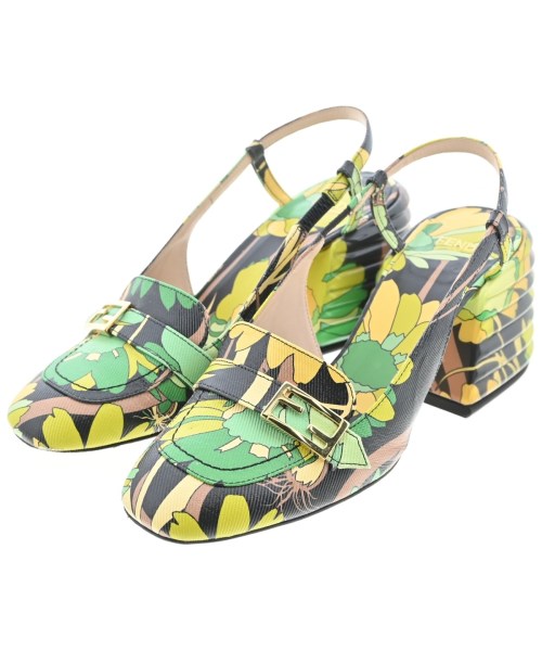 FENDI(フェンディ)サンダル 黒 サイズ:EU36 1/2(23cm位)/2200683639025