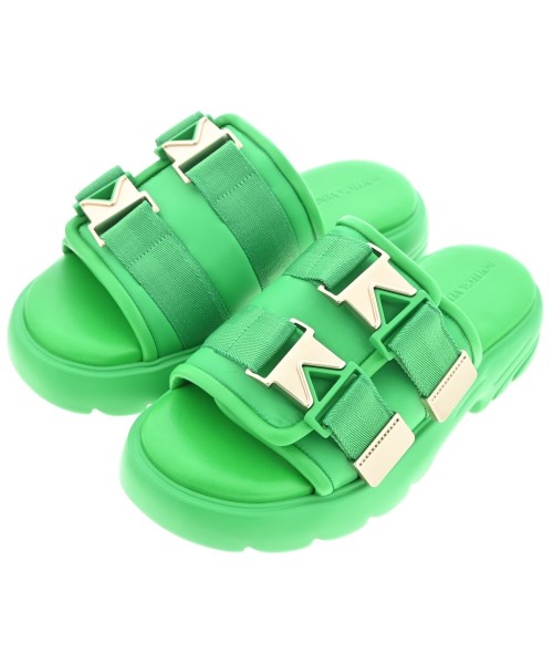 BOTTEGA VENETA(ボッテガベネタ)サンダル 緑 サイズ:EU39(25.5cm位)/2200638025163