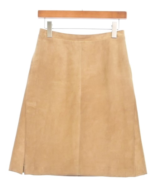 BOTTEGA VENETA(ボッテガベネタ)ひざ丈スカート ベージュ サイズ:-(M位)/2200586074077