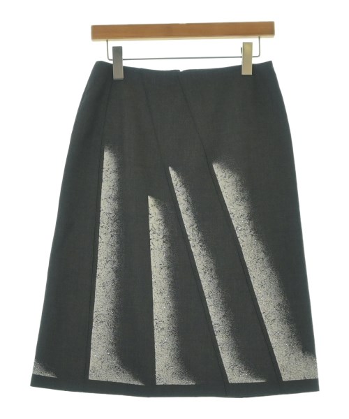 BOTTEGA VENETA(ボッテガベネタ)ひざ丈スカート グレー サイズ:40(M位)/2200658353055