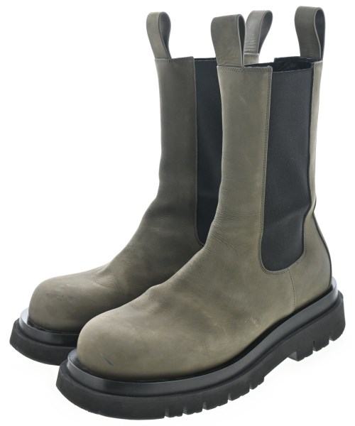 BOTTEGA VENETA(ボッテガベネタ)ブーツ カーキ サイズ:EU42 1/2(27.5cm位)/2200644803083