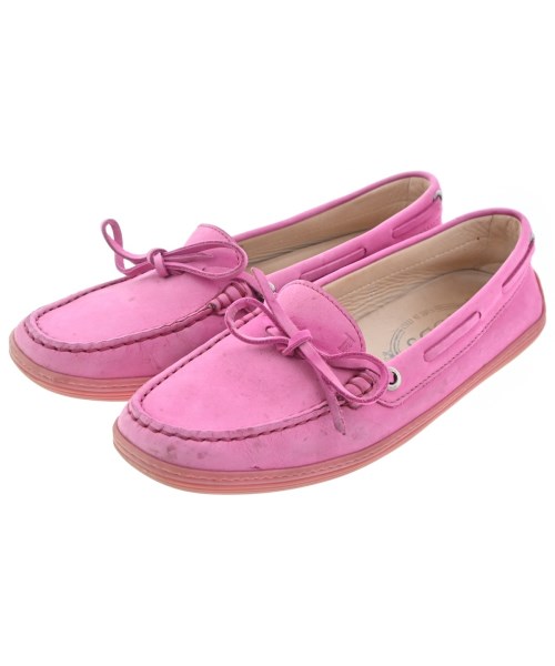 TOD'S(トッズ)モカシン/デッキシューズ ピンク サイズ:EU36(22.5cm位)/2200662332046