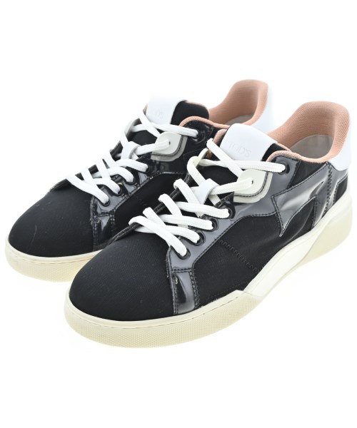 TOD'S(トッズ)スニーカー 黒 サイズ:EU37 1/2(24cm位)/2200664313012