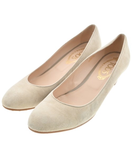TOD'S(トッズ)パンプス ベージュ サイズ:EU36 1/2(23cm位)/2200687673117