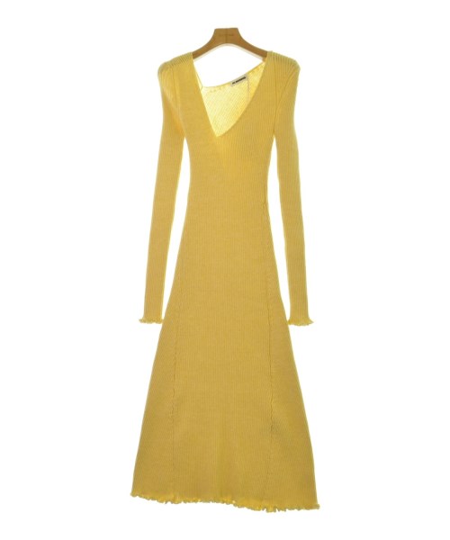 JIL SANDER(ジルサンダー)ワンピース 黄 サイズ:36(XS位)/2200479848013