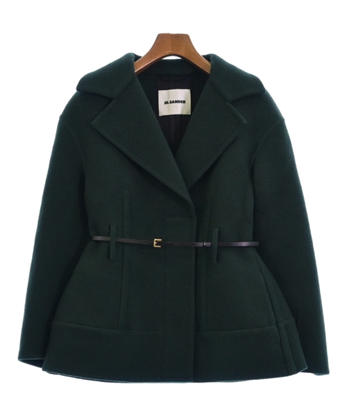 JIL SANDER(ジルサンダー)カジュアルジャケット 緑 サイズ:34(XXS位)/2200429876011
