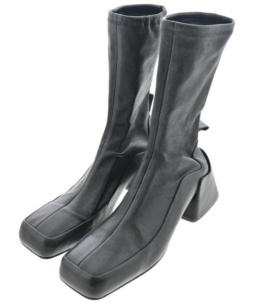 JIL SANDER(ジルサンダー)ブーツ 黒 サイズ:-(24.5cm位)/2200634524059