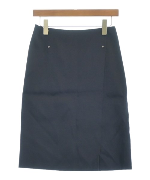 JIL SANDER(ジルサンダー)ひざ丈スカート 紺 サイズ:32(M位)/2200635143044