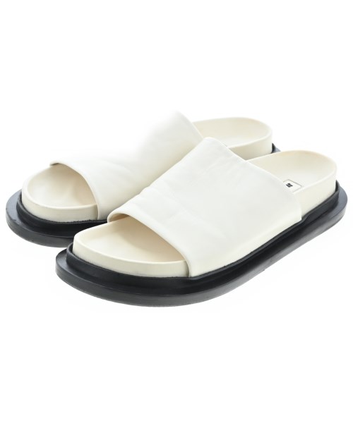 JIL SANDER(ジルサンダー)サンダル 白 サイズ:EU38(24.5cm位)/2200638239041