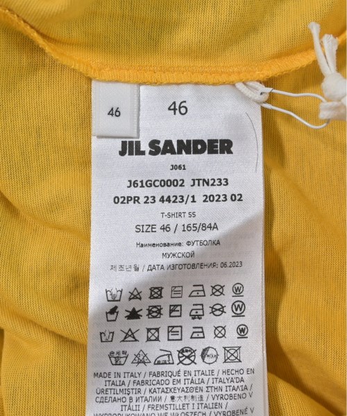 JIL SANDER（ジルサンダー）Tシャツ・カットソー 黒 サイズ:46(M位) メンズ/2200551169043