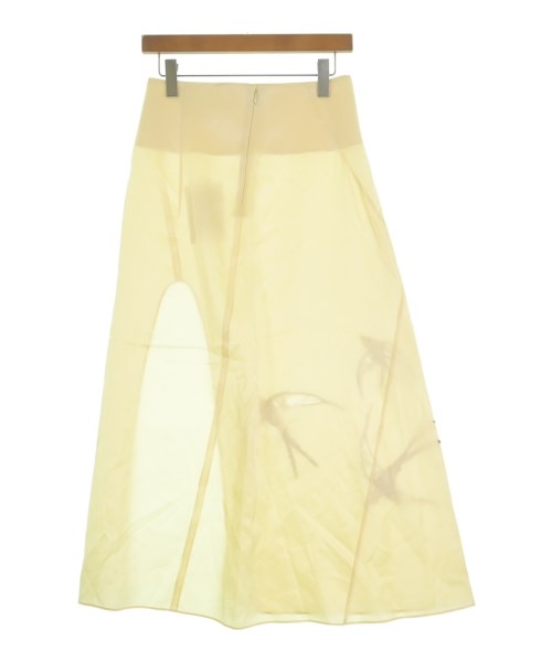 JIL SANDER（ジルサンダー）ロング・マキシ丈スカート ベージュ サイズ:36(XS位) レディース/2200603000089