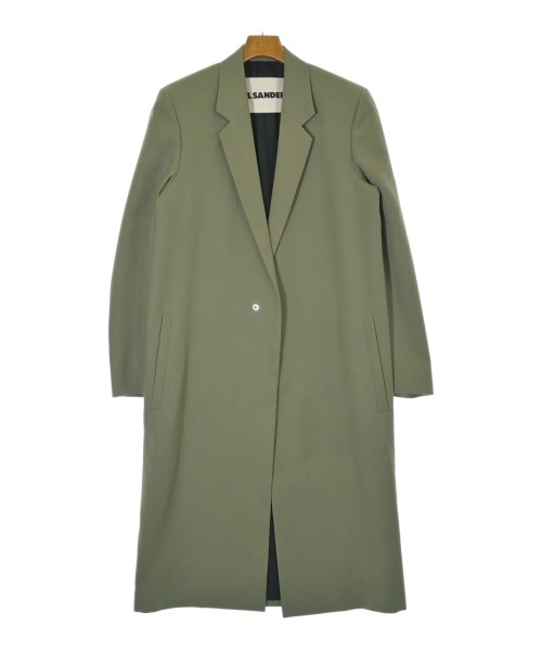 JIL SANDER(ジルサンダー)チェスターコート 緑 サイズ:44(S位)/2200681207011
