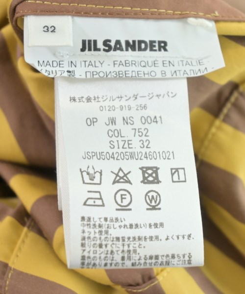 JIL SANDER（ジルサンダー）シャツワンピース 黄 サイズ:32(XXS位) レディース/2200693991335