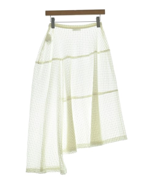 JIL SANDER（ジルサンダー）ロング・マキシ丈スカート 白 サイズ:34(XXS位) レディース/2200698451223