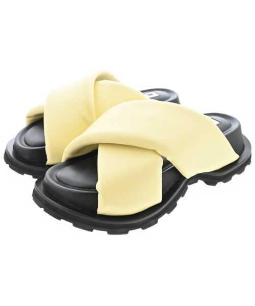 JIL SANDER(ジルサンダー)サンダル 黄 サイズ:EU36(22.5cm位)/2200699950022