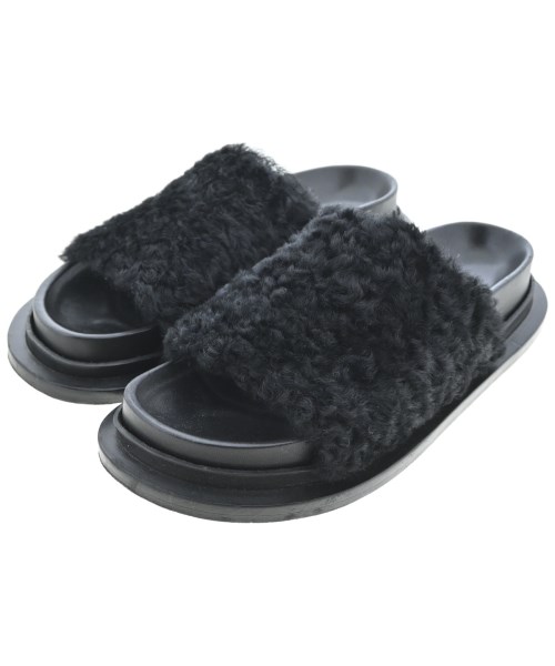 JIL SANDER(ジルサンダー)サンダル 黒 サイズ:EU36(22.5cm位)/2200696165191