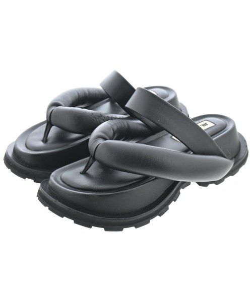 JIL SANDER(ジルサンダー)サンダル 黒 サイズ:EU36(22.5cm位)/2200654981191
