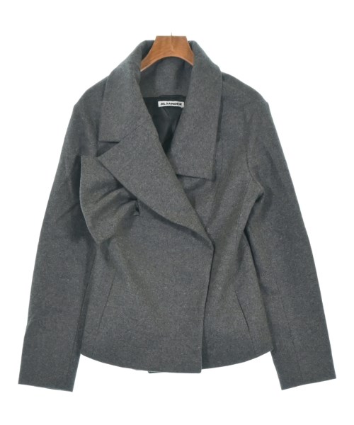 JIL SANDER(ジルサンダー)ピーコート グレー サイズ:36(XS位)/2200645352016