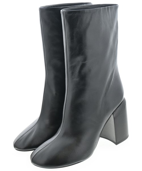 JIL SANDER(ジルサンダー)ブーツ 黒 サイズ:EU37(23.5cm位)/2200639611037