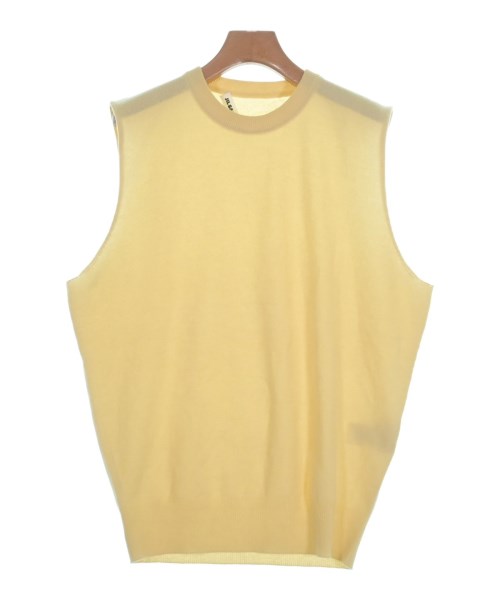 JIL SANDER(ジルサンダー)ベスト/ノースリーブ 黄 サイズ:38(S位)/2200642797025