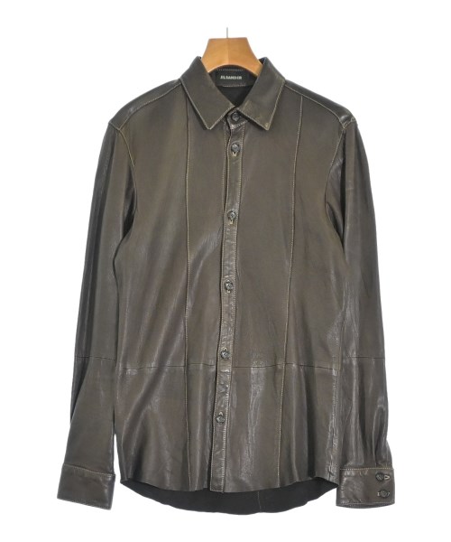 JIL SANDER(ジルサンダー)カジュアルシャツ 茶 サイズ:46(M位)/2200681400047