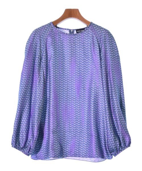 GIORGIO ARMANI(ジョルジオアルマーニ)ブラウス 青 サイズ:40(M位)/2200401259047