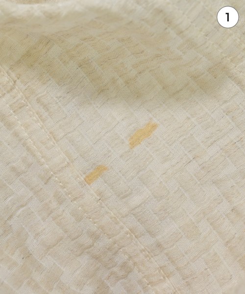 GIORGIO ARMANI（ジョルジオアルマーニ）ノーカラージャケット ベージュ サイズ:44(L位) レディース/2200582410138