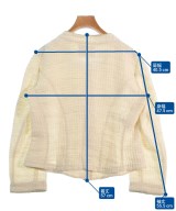 GIORGIO ARMANI（ジョルジオアルマーニ）ノーカラージャケット ベージュ サイズ:44(L位) レディース/2200582410138