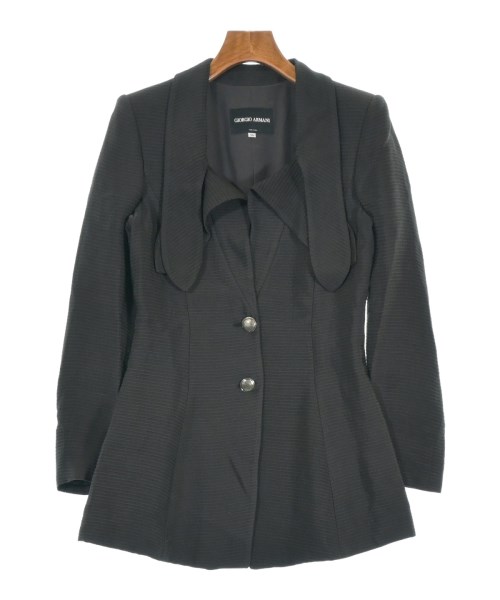 GIORGIO ARMANI(ジョルジオアルマーニ)カジュアルジャケット 黒 サイズ:36(XS位)/2200632484119