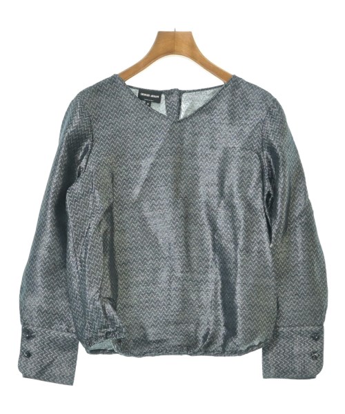 GIORGIO ARMANI(ジョルジオアルマーニ)ブラウス 紺 サイズ:38(S位)/2200602879037