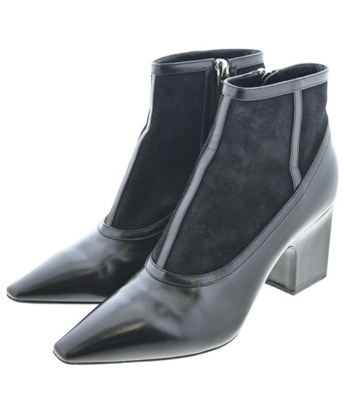 GIORGIO ARMANI(ジョルジオアルマーニ)ブーツ 黒 サイズ:EU37 1/2(24cm位)/2200659122681