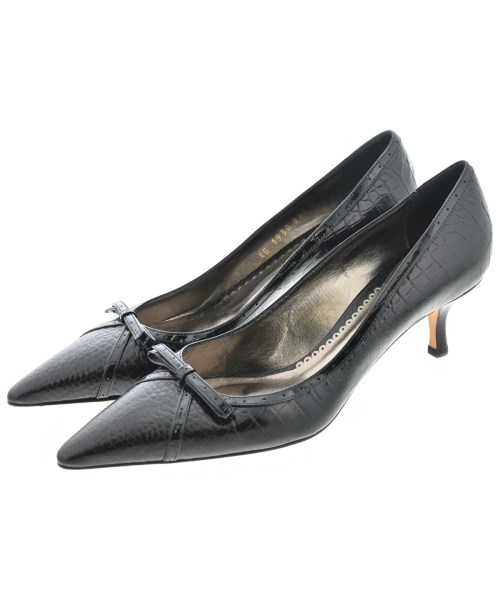 GIORGIO ARMANI(ジョルジオアルマーニ)サンダル 黒 サイズ:EU37 1/2(24cm位)/2200659027092