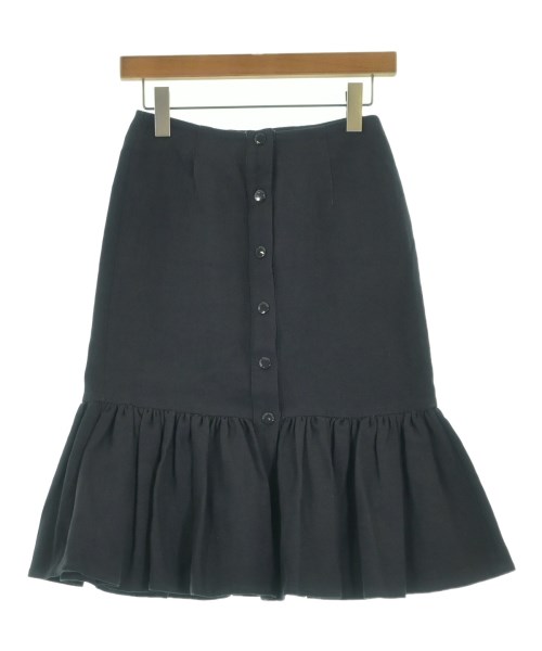 EMPORIO ARMANI(エンポリオアルマーニ)ひざ丈スカート 紺 サイズ:38(S位)/2200620468107