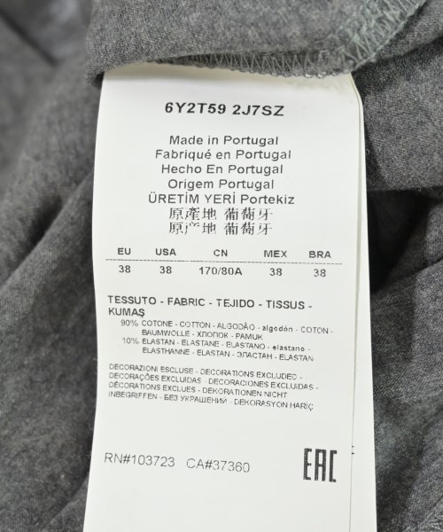 EMPORIO ARMANI（エンポリオアルマーニ）Tシャツ・カットソー グレー サイズ:38(S位) レディース/2200595286027