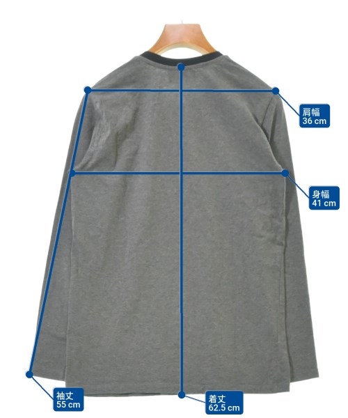 EMPORIO ARMANI（エンポリオアルマーニ）Tシャツ・カットソー グレー サイズ:38(S位) レディース/2200595286027