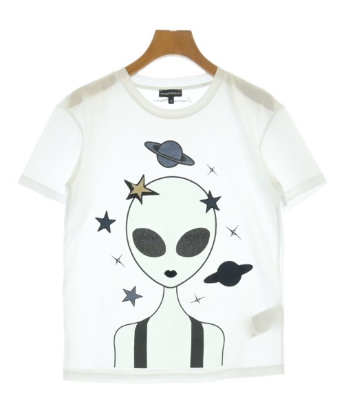 EMPORIO ARMANI(エンポリオアルマーニ)Tシャツ・カットソー 白 サイズ:38(S位)/2200595651191