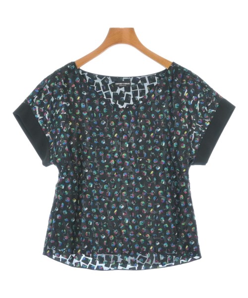 EMPORIO ARMANI(エンポリオアルマーニ)ブラウス 黒 サイズ:38(S位)/2200621666106