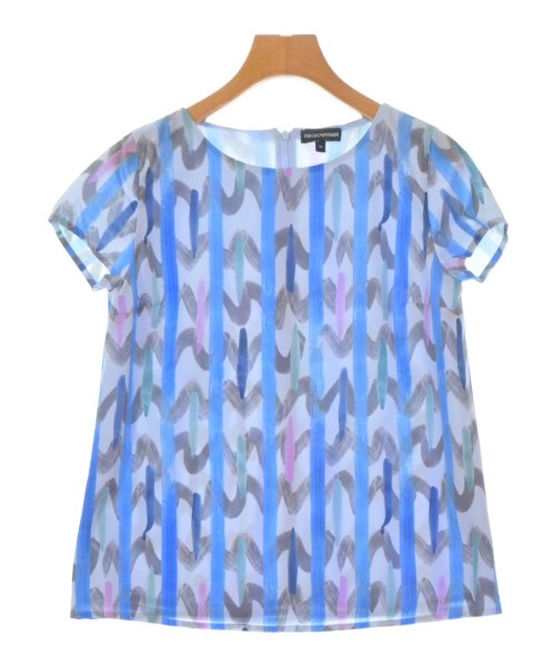 EMPORIO ARMANI(エンポリオアルマーニ)ブラウス 青 サイズ:36(XS位)/2200669012378