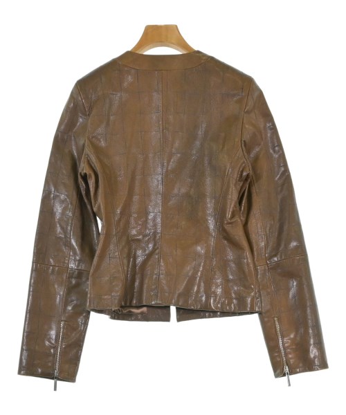 EMPORIO ARMANI（エンポリオアルマーニ）ライダース 茶 サイズ:40(M位) レディース/2200664643027