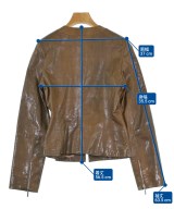 EMPORIO ARMANI（エンポリオアルマーニ）ライダース 茶 サイズ:40(M位) レディース/2200664643027