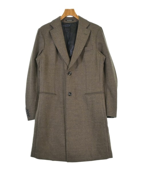 EMPORIO ARMANI(エンポリオアルマーニ)チェスターコート 茶 サイズ:50(XL位)/2200661596029
